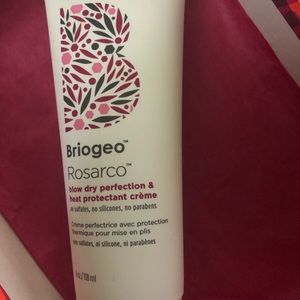 Briogeo Rosarco Blow Dry Heat Protection 4oz New
